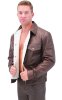 Кожаная куртка Denim Style с подкладкой из Шерпы - M1412HN_0632.jpg