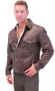 Кожаная куртка Denim Style с подкладкой из Шерпы - M1412HN_0649.jpg