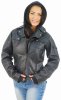 Женская куртка из тяжёлой буйволиной кожи с закруглённым воротником и съёмной подкладкой с капюшоном - L11011ZK_0149.jpg