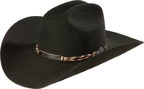 Ковбойская шляпа Stetson 4X Portage Fur Blend (чёрный)