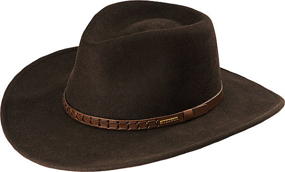 Ковбойская шляпа Stetson Sturgis pinchfront crushable wool felt hat