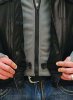 Мужской кожаный жилет, комбинированный с толстовкой - M1016GHK_0112.jpg