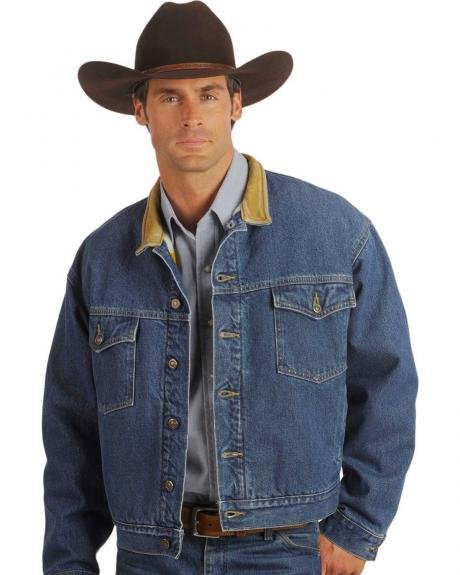 Ковбойская джинсовая куртка Schaefer Legend Denim Jacket с подкладкой изфлиса
