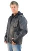 Кожаная двухцветная куртка с хлопковой толстовкой - M11010ZK_0011.jpg