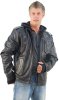 Кожаная двухцветная куртка с хлопковой толстовкой - M11010ZK_0028.jpg
