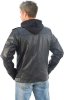 Кожаная двухцветная куртка с хлопковой толстовкой - M11010ZK_0033.jpg