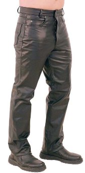 Кожаные байкерские штаны толщина кожи 1,3 мм