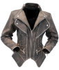 Женская кожаная куртка в стиле Steampunk  - 