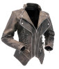 Женская кожаная куртка в стиле Steampunk  - 
