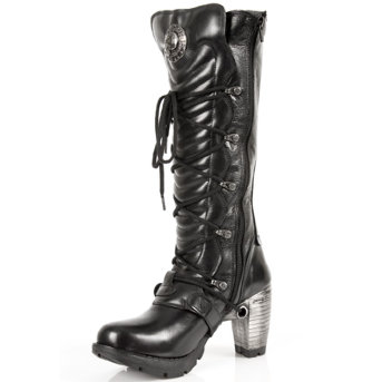 Женские высокие байкерские ботинки New Rock M.TR004-S1