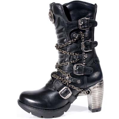 Женские байкерские ботинки New Rock M.TR008-C2 