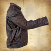 Кожаная куртка в стиле Индиана Джонс из буйволиной кожи - 