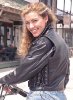 Укороченная женская байкерская куртка - "косуха" - l201lxx.jpg